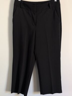 Cynthia Rowley Cropped Trousers 6 Black